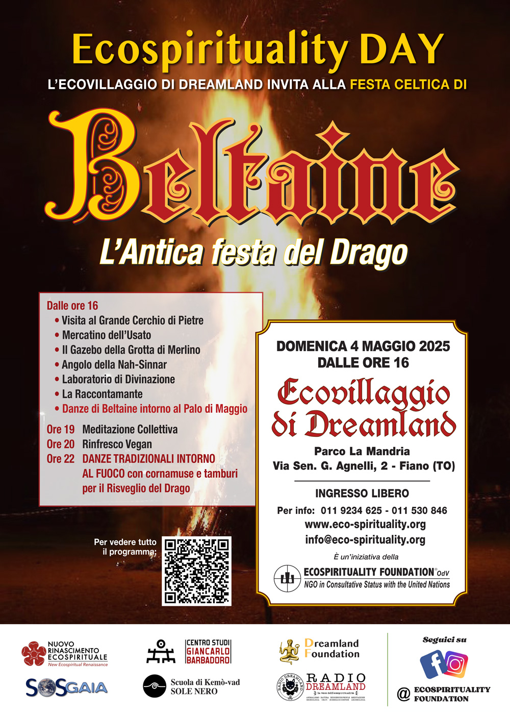 Ecospirituality DAY: Celebrazione della ricorrenza celtica di BELTAIN