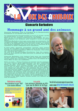 LA VOIX DES ANIMAUX - Num�ro 5
