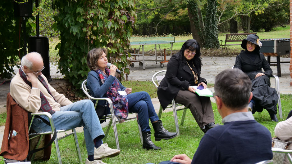 L’evento “Magia al femminile” Da sinistra, i relatori: Massimo Centini, Rosalba Nattero e Katia Bernacci