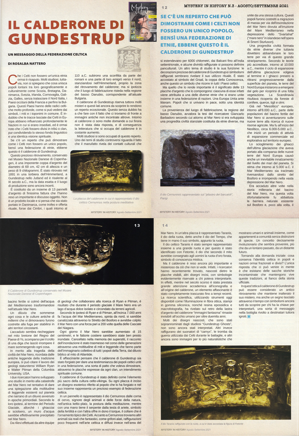 Mistery in History nr 3 - Rosalba Nattero - Il Calderone di Gundestrup